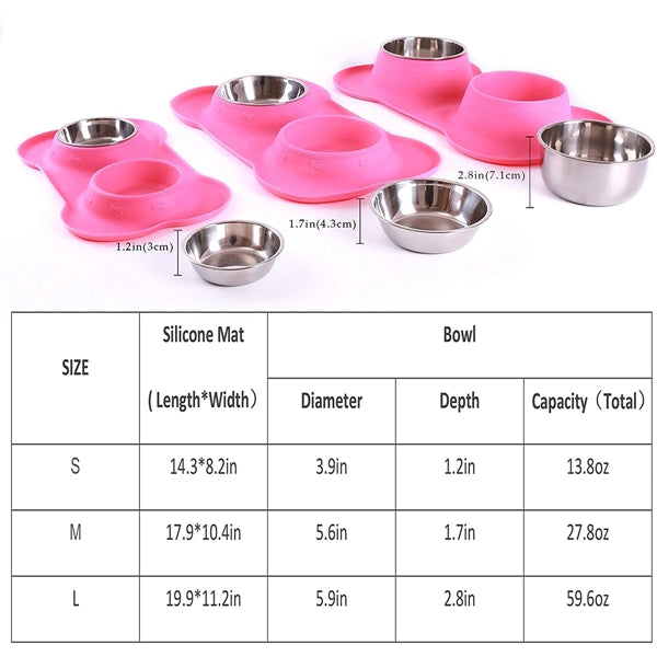 Silicone Dog Bowls