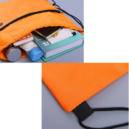 Nylon Drawstring Bag With Zipper