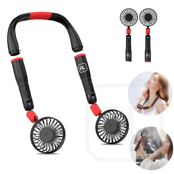 4000Mah 2 In 1 Neck And Handheld Fan