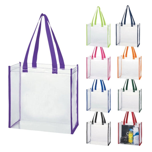 Transparent Pvc Stadium Tote Bag