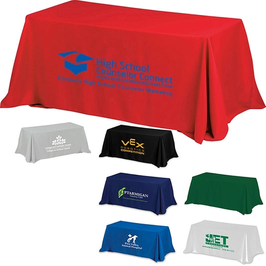 4-Sided Throw Style Table Covers (Spot Color)