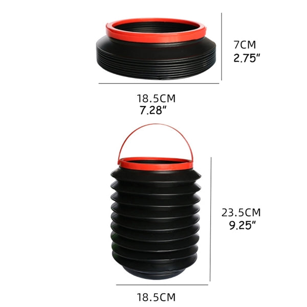 Collapsible Bucket with Lid