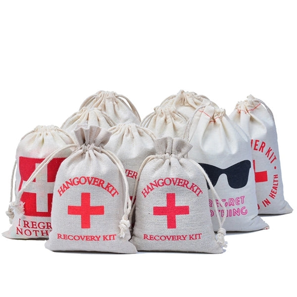 Cotton Line Hangover Survival Kit Bags