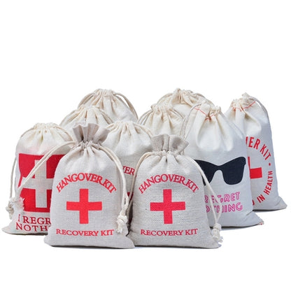 Cotton Line Hangover Survival Kit Bags