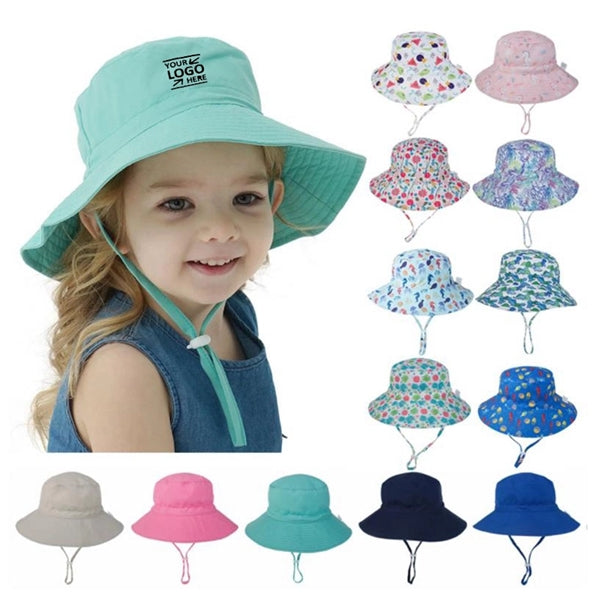Adjustable Beach Toddler Sun Bucket Hat