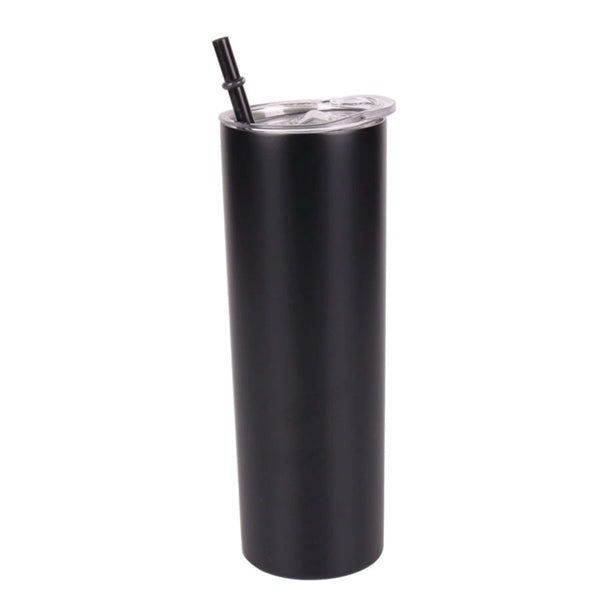 20OZ Skinny Stainless Steel Straw Tumbler Insulation Mug