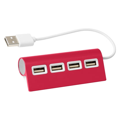 4-Port Aluminum Wave Usb Hub