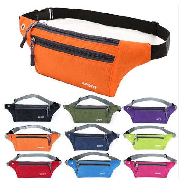 Sports Waist Bag with Zipper