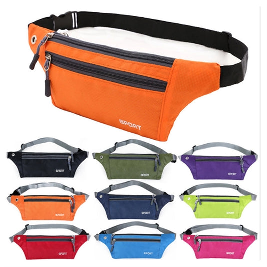 Sports Waist Bag with Zipper