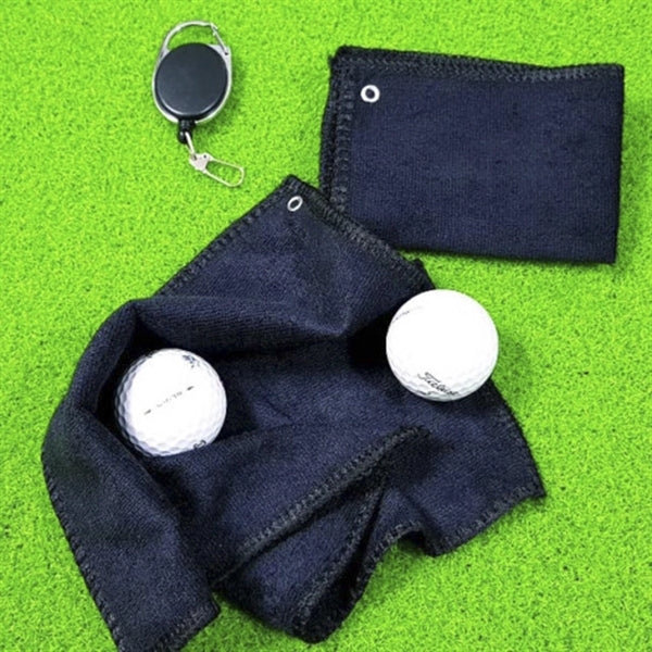Golf Towel with Retractable