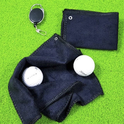 Golf Towel with Retractable