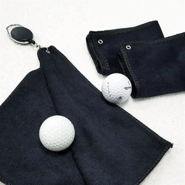 Golf Towel with Retractable