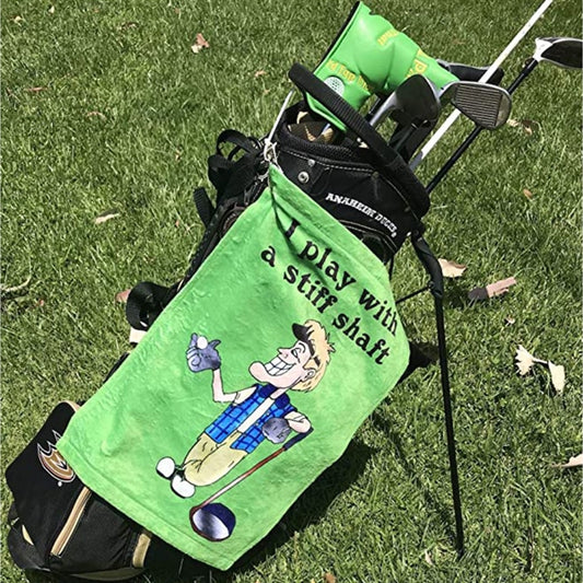 12"x 20" Sublimated Microfiber Terry Golf Towel w/ Grommet