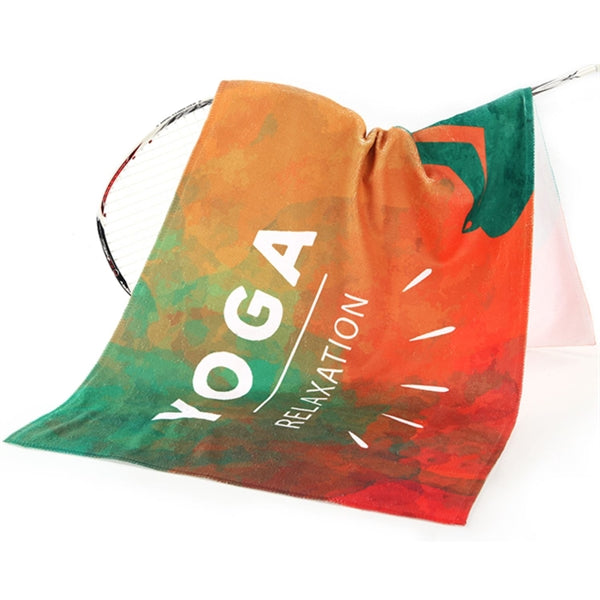 15"x 25" Sublimated Microfiber Terry Rally Towel