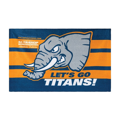 Plush Microfiber Velour Rally Towel w/ Cotton Terry Loops