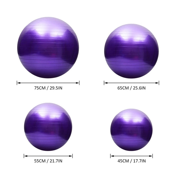 21.5" Exercise Yoga Ball With Pump