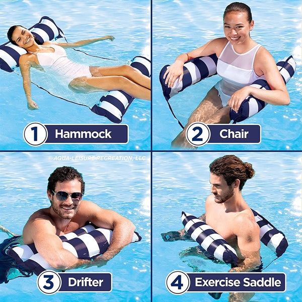 4-In-1 Inflatable Pool Chair Lounge