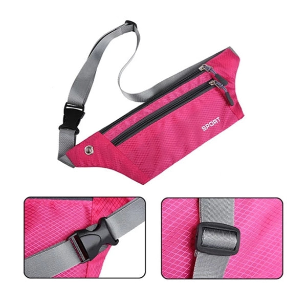Sports Waist Bag with Zipper