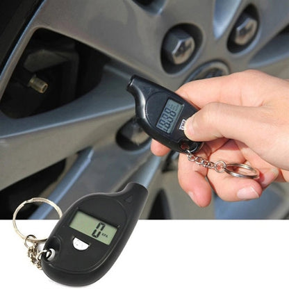 Mini Digital Tire Pressure Gauge With Key Chain