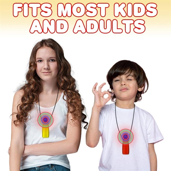 Handheld MultiColor LED Light Up Glow Fan