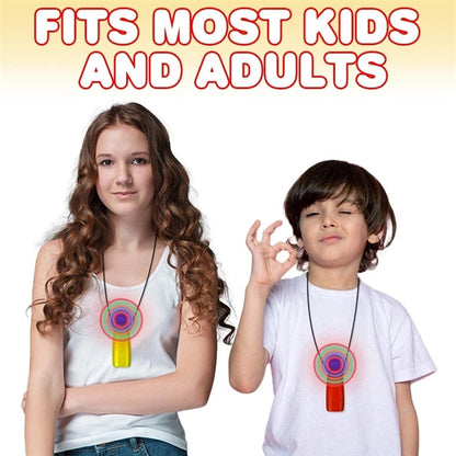 Handheld MultiColor LED Light Up Glow Fan