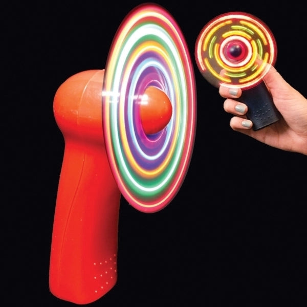 Handheld MultiColor LED Light Up Glow Fan