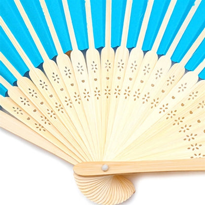 Foldable Paper Bamboo Fan