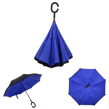 Reverse Closing Inverted Umbrella With C- Holder