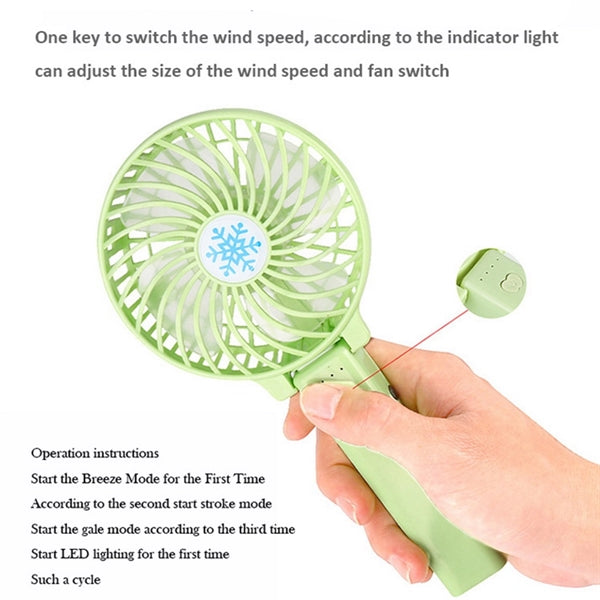 USB Rechargeable Foldable Fan