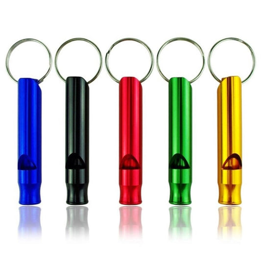 Mini Aluminum Whistle Keyring Keychain