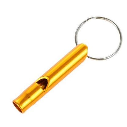 Mini Aluminum Whistle Keyring Keychain