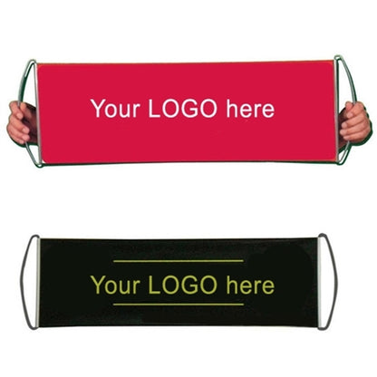 Promotional Scroll Banner Flag