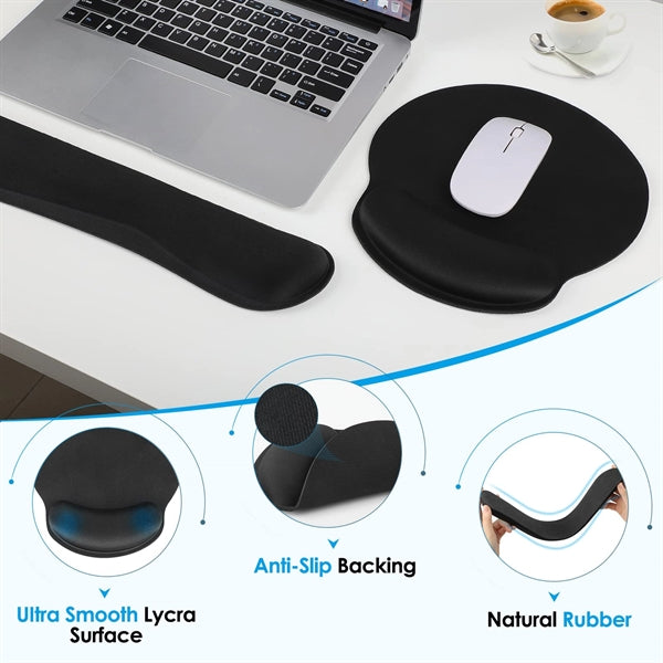 Mouse Pad With Wrist Support