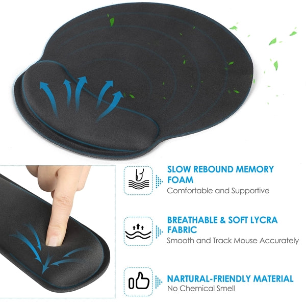 Mouse Pad With Wrist Support