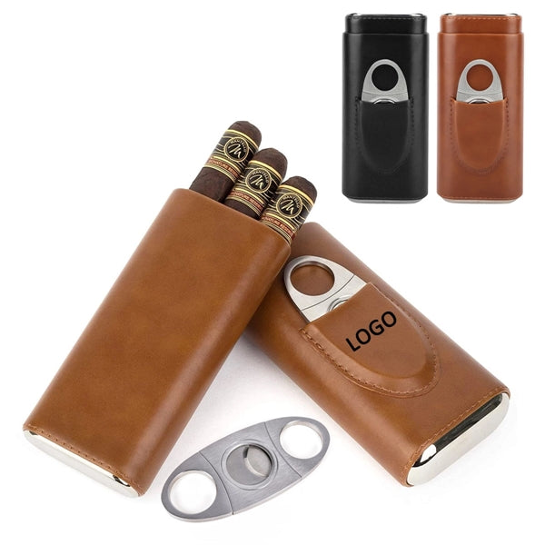 Leather Portable Cigar Case