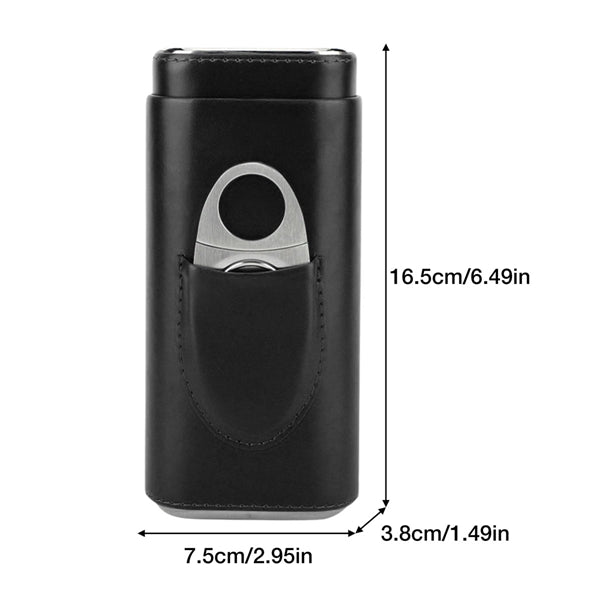 Leather Portable Cigar Case