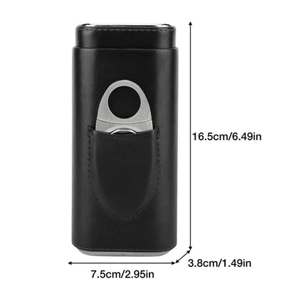 Leather Portable Cigar Case