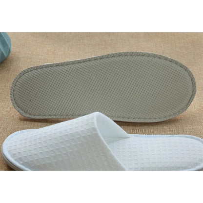 Waffle Closed Toe Hotel Slippers