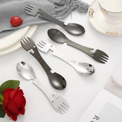 5 In 1 Camping Spoon Fork
