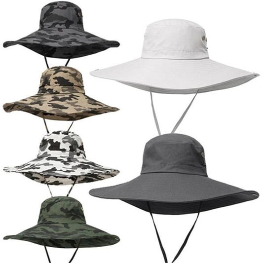 Wide Brim Outdoor Fishing Hiking Beach Hat