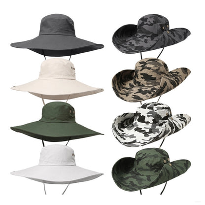 Wide Brim Outdoor Fishing Hiking Beach Hat