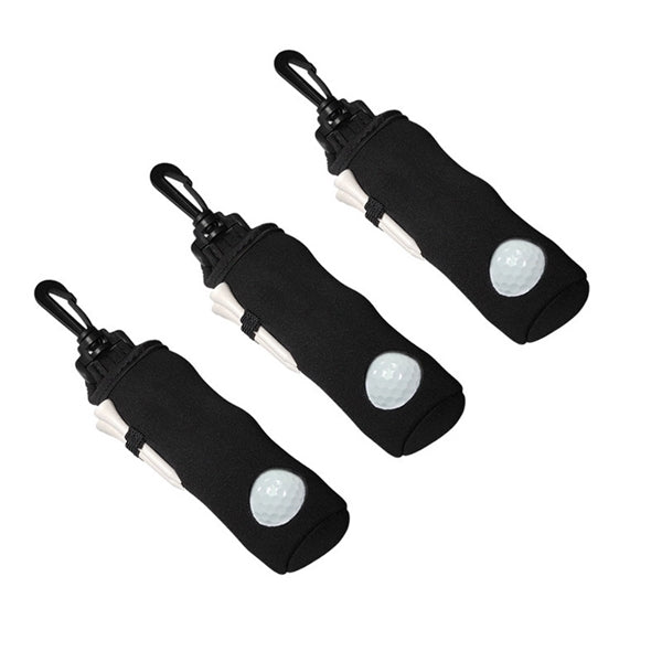 Golf Ball Tee Holder Pouch