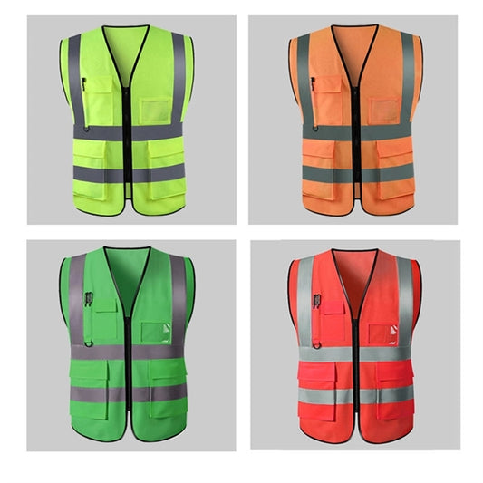 Reflective Vests With 4 Pockets