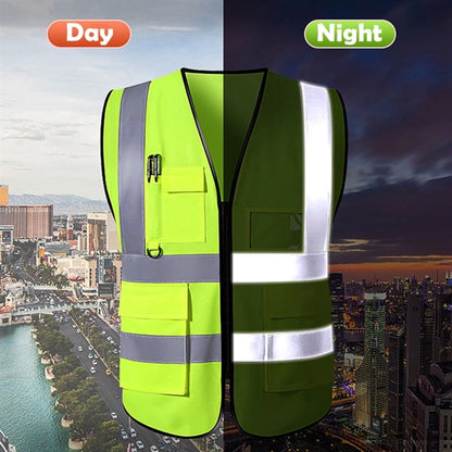 Reflective Vests With 4 Pockets