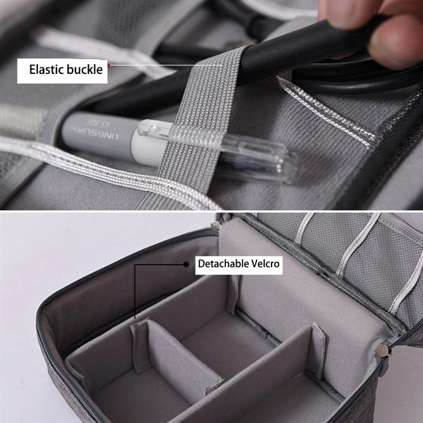 Electronics Organizer Travel Cable Storage Bag