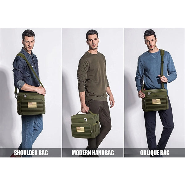 Camo Insulated Lunch Cooler Bag