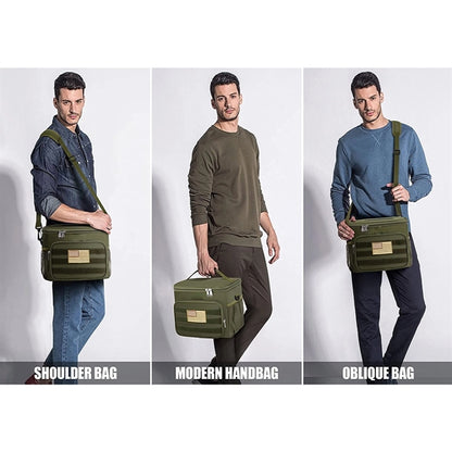 Camo Insulated Lunch Cooler Bag