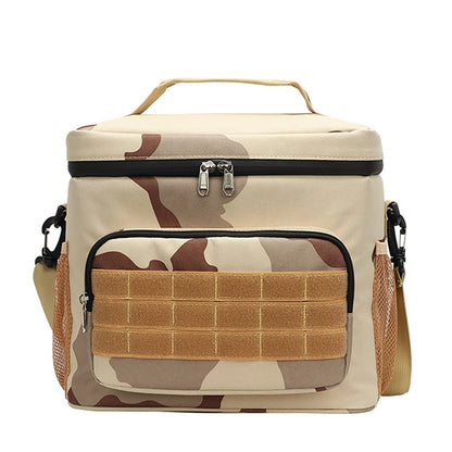 Camo Insulated Lunch Cooler Bag
