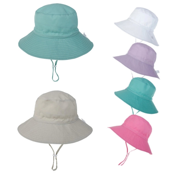 Adjustable Toddler Wide Brim Bucket Sun Hat