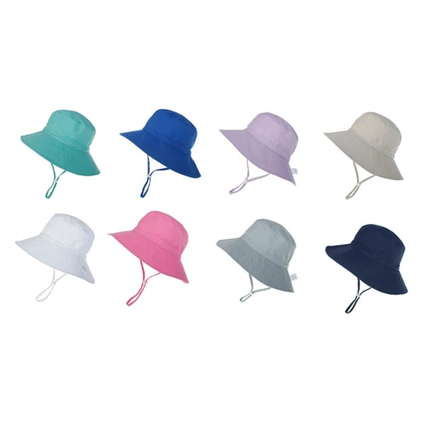 Adjustable Toddler Wide Brim Bucket Sun Hat